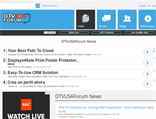 Tablet Screenshot of dtvusaforum.com